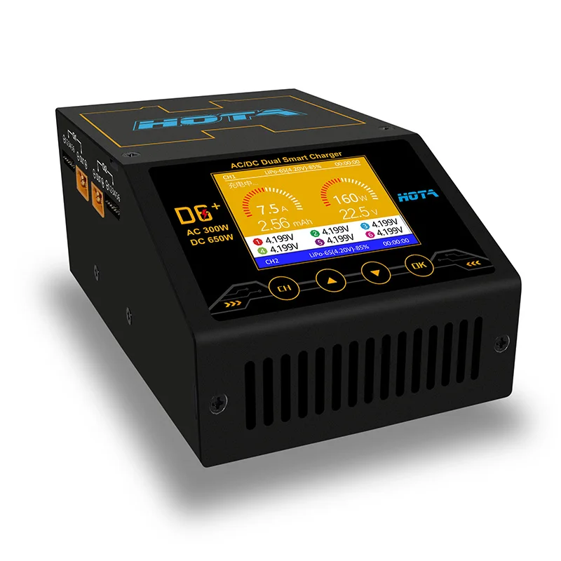 Hota D6+plus Ac 300w Dc 2x325w 2x15a 1-6s Dual Channel Smart Hota D6+plus Ac 300w Dc 2x325w 2x15a 1-6s Dual Channel Smart