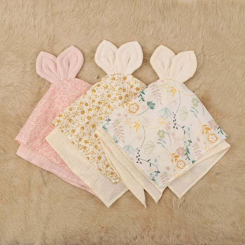 Baby Cartoon Bunny Soothe Appease Towel Appease Doll For Newborn Soft Comforting Towel Sleeping Toy Gift
