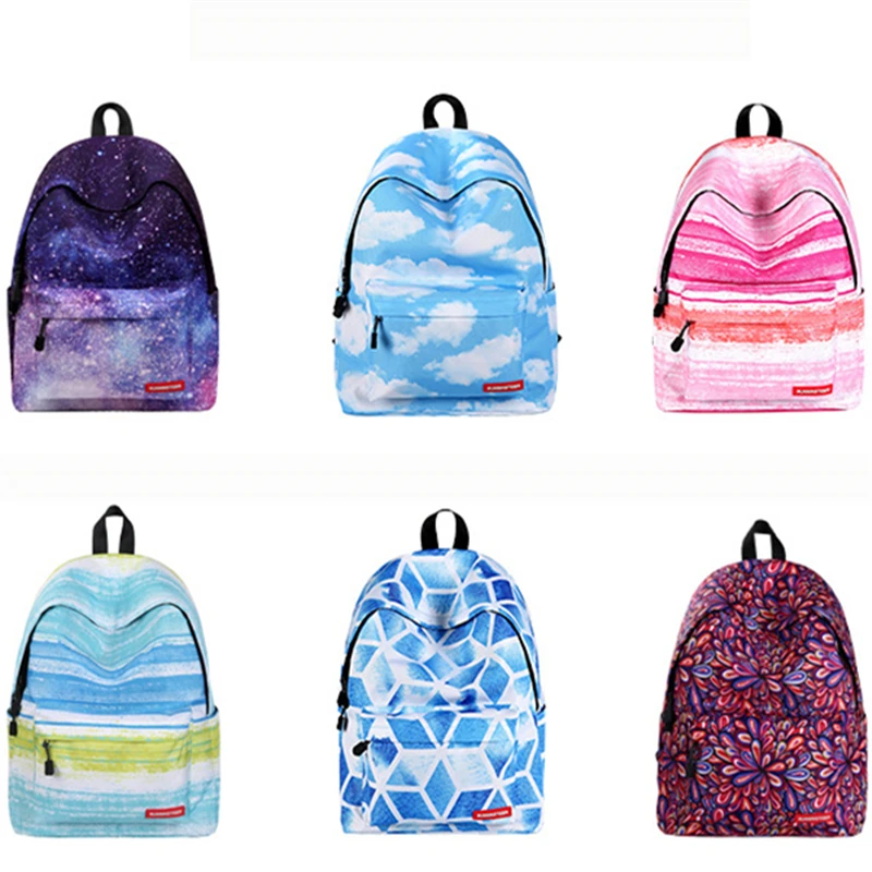 Школьный рюкзак с 3D принтом, Стильные Galaxy Bookbags, Звездная Вселенная, космические школьные сумки для подростков, женский рюкзак, для ноутбука, полиэстер