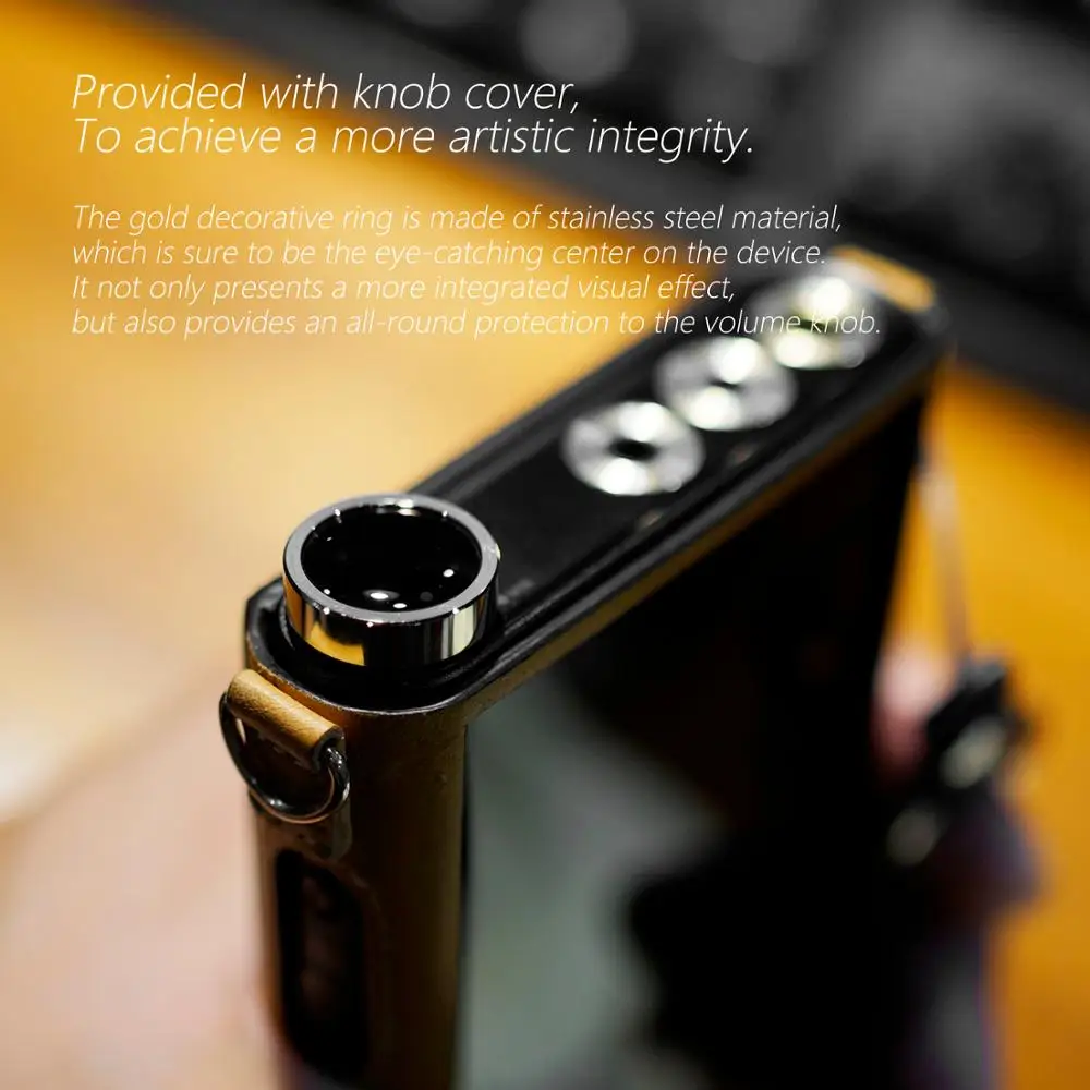 US $54.99 DD ddHiFi CM15 Leather Protective Case for FiiO M15 Music Player with free Knob Cover and Lanyard