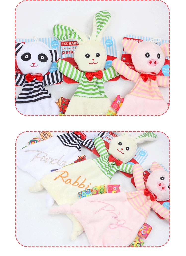 Skkbaby милые dudu ярлыки с животными, полотенце, детское погремушка, полотенце для рук, плюшевые игрушки