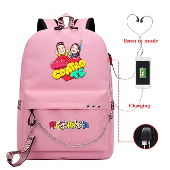 

Me Contro Te Monster School Bag Ash Ketchum Mochila Men/women USB Charge Travel Backpacks Girl Boy Toddler Kids Anime Sac a Dos