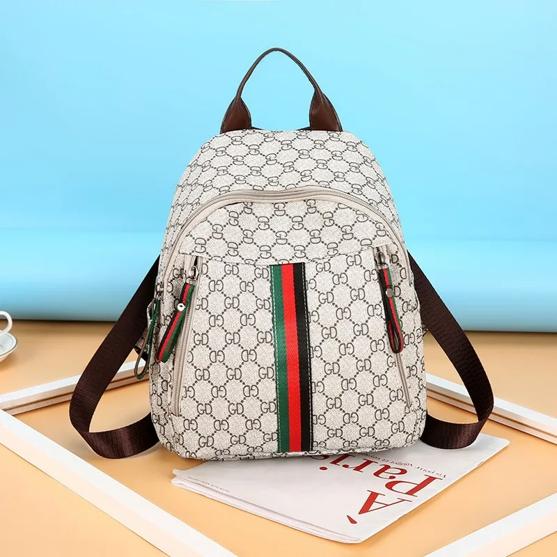 Летний стильный рюкзак с принтом, корейский стиль, Повседневный Женский Большой объемный рюкзак с принтом