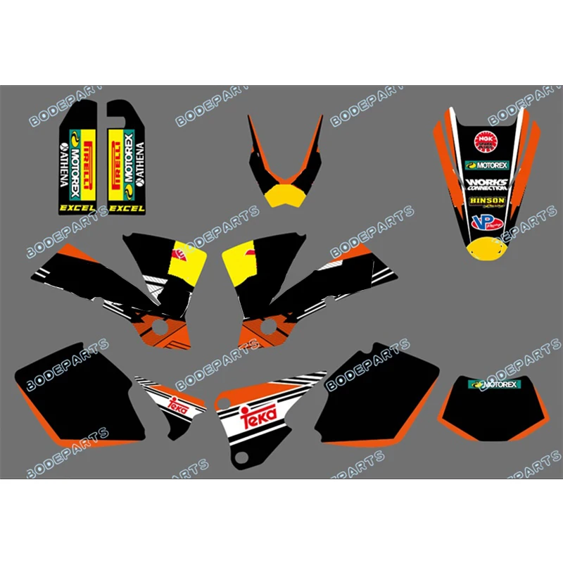 R B Logo (Bull ) Motorcycle Exc Decal Stickers Kits FOR KTM EXC 125/200/250/300/400/450/525 2003 | Автомобили и мотоциклы