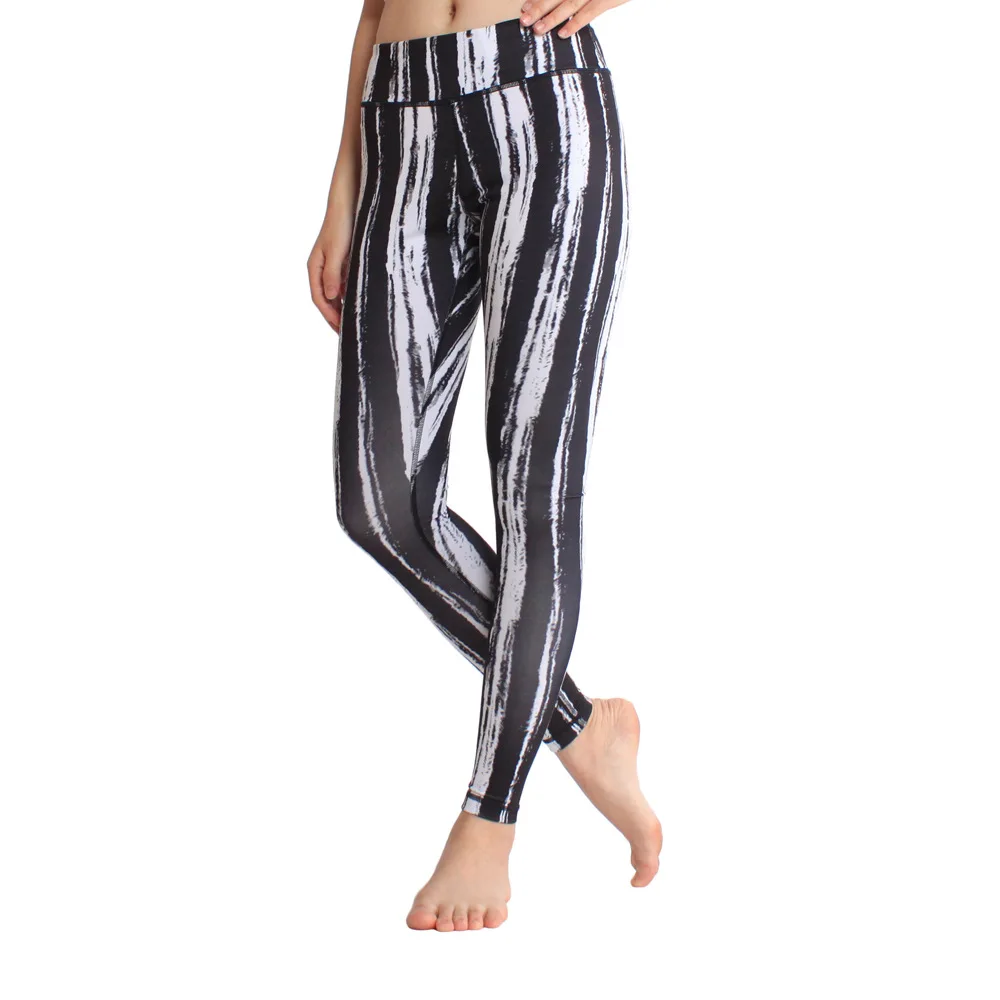 

New Products Yoga Pants Female Sports Printed Leggings Casual Yoga Ninth Pants Women's