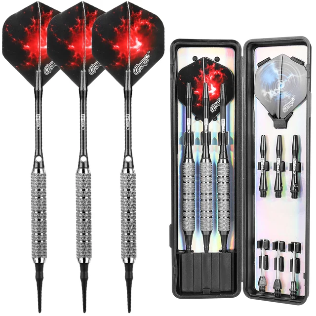 100 Pointes De Fléchettes Souples (soft Tips) - Filetage 2BA, 8 Couleurs Mélangées - Pour Soft Darts, Remplacement Facile - Plastique Haute Qualité - 10