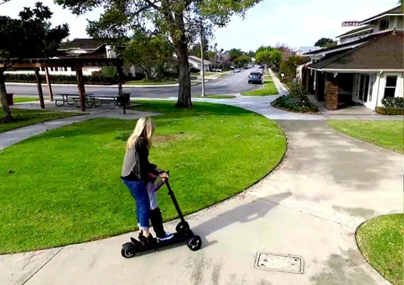 Daibot Electric Tricycle Scooter Three Wheel Electric Scooters 8.5 inch 450W T bar Esboard Folding Kick Scooter For KidsAdults (29)