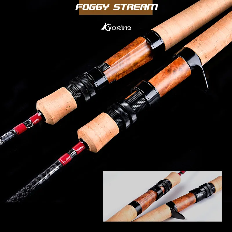 TSURINOYA DELICATE Ultralight Spinning Fishing Rod 1.68m 1.88m UL