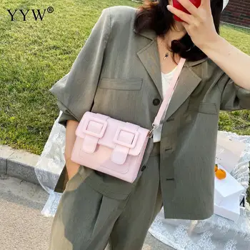 

High Quality PU Leather Crossbody Bags For Women 2020 Travel Handbag Fashion Simple Shoulder Messenger Bag Ladies Crossbody Bag