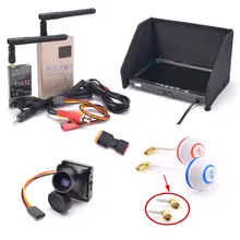 Набор FPV комбо Системы 1200TVL Камера+ 5,8 ГГц 600 мВт 48CH TS832 RC832S RC832+ 7 дюймов ЖК-дисплей 1024x600 монитор ips для съемкой от первого лица F450 S500