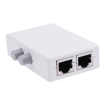 

Practical Easy To Operate Plug And Play Network Switch Silent Low Cost Mini Destop Ethernet Modern 2 Port Space Saving RJ45