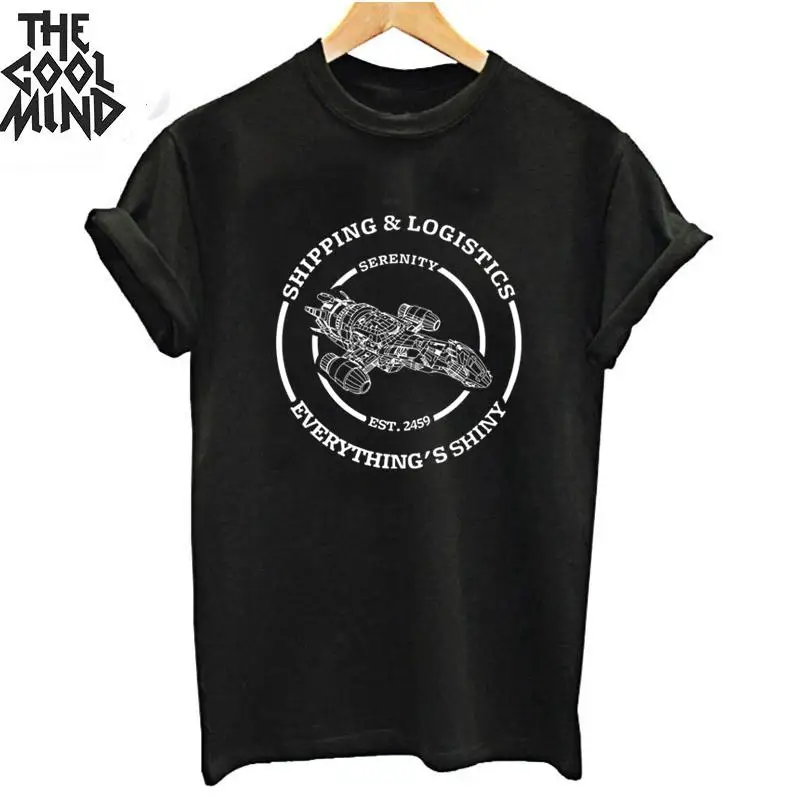 MO0148ZCM-BLK COOLMIND, высокое качество, хлопок, с космическим принтом, женская футболка, повседневная, свободная, женская футболка, летняя, крутая, футболка для женщин - Цвет: MO0148ZCM-BLK