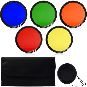

62mm Full colour Filter kit Lens Cap Filters Carrying Case for Tamron 18-270 18-200 70-300 mm camera Lens