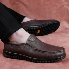 Мужская прогулочная обувь; модельные туфли из натуральной кожи; однотонная деловая обувь; zapatos hombre; Мужская офисная Уличная обувь; большие размеры 38-47