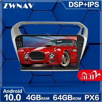 

PX6 4+64 Android 10.0 Car Multimedia Player For PEUGEOT 301 2014 2015-2018 car GPS Navi Radio navi stereo Touch screen head unit