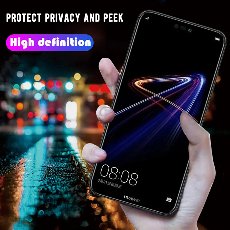 3D Анти-пип шпион полное покрытие закаленное стекло для huawei P30 P20 Lite Pro Защита экрана для huawei P Smart Z Plus пленка