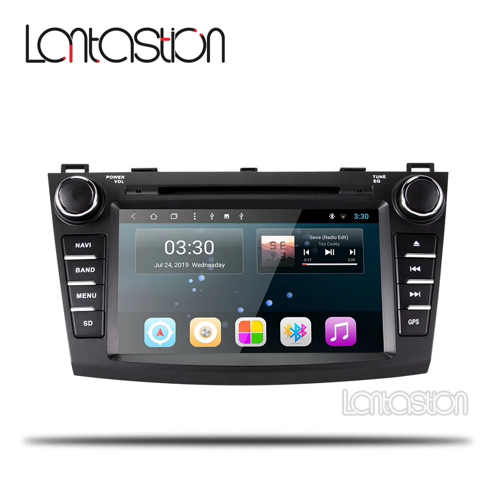 Lantastion Android 9 0 автомобильный dvd для Mazda 3 2010-2012 с 8 восьмиядерным Радио Стерео gps