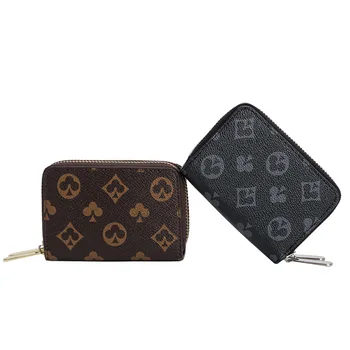 

Minimalist Wallet Card Holder PU Card Package New Anti Theft Multi-Function Women Purse Organ Card Multifunctional Coin Purse