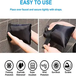 Outdoor Faucet Cover Is Suitable For Keeping Warm In Winter And Protecting External Faucet Cover Insulation Sprinkler Cover