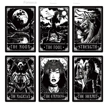 

Tarot Metal Tin Sign Poster Plaque Metal Vintage Psychic Wall Metal Painting Signs Plaque Decor For Divination Shop Iron