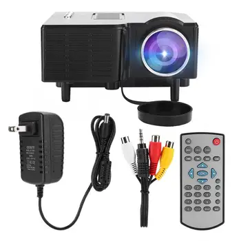 

LED Mini Portable 1080P HD Projector Home Cinema Theater Media Player US Plug 110-240V