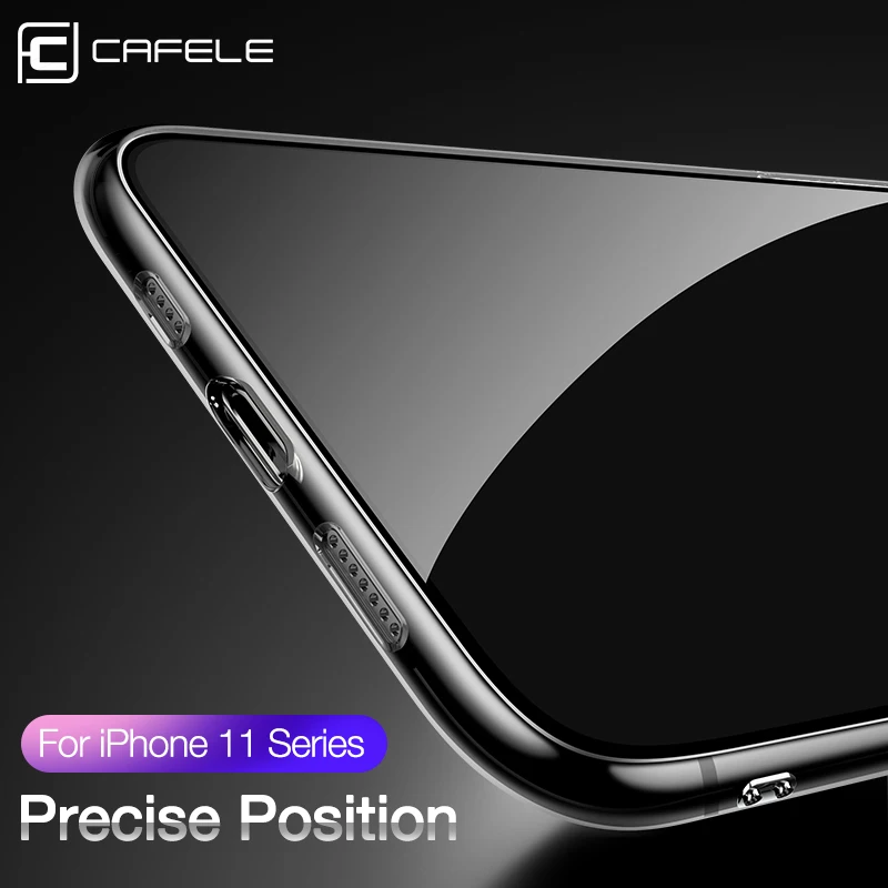 CAFELE Gradient Glass Case for iPhone 11 pro max Luxury Soft Edge + Glass Back Case for Apple iPhone 11 pro Anti-scratch