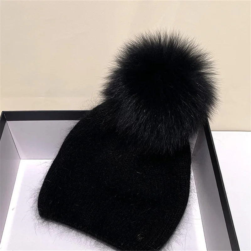 MAIYO Pom Pom en Fourrure pour Chapeau, Pompon en Fourrure, Casquettes, Sacs, écharpe