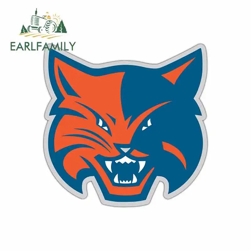 

EARLFAMILY 13cm x 12.9cm for Charlotte Bobcats Basketball Funny Car Stickers Bumper RV VAN Fine Decal JDM Vinyl Car Accessories