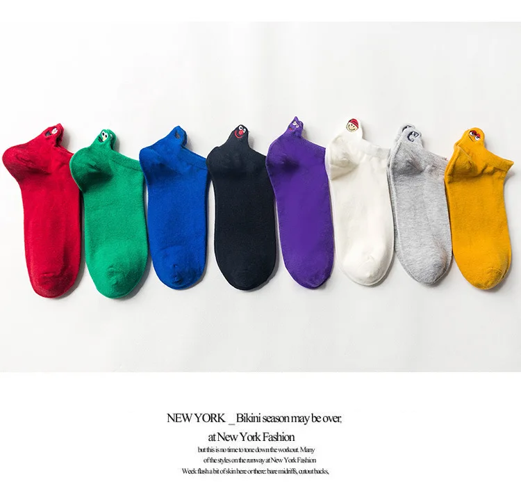 Женские короткие носки с закрытым носком с героями мультфильма «Улица Сезам», «Элмо», «печенья», «Монстр», хлопковые Забавные милые модные носки Kawaii