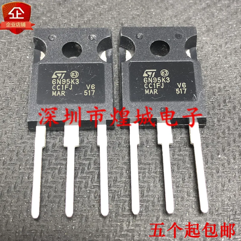 

10 шт. 6N95K3 STW6N95K3 TO-247 950V 9A 5
