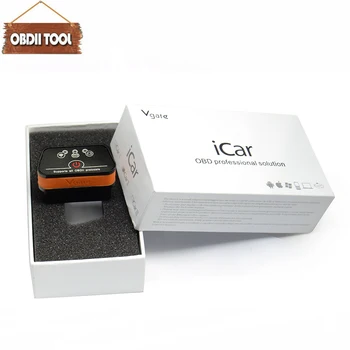 

Vgate iCar 2 Wifi OBD Code Reader Scanner Original Elm327 Icar 2 OBD2 Diagnostic Tool Work for For IOS iPhone iPad