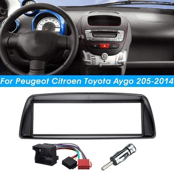 

Car Radio Fascia Panel Frame 1 Din CD DVD Dash o Interior Cover Trim for Citroen C1 for Toyota Aygo for Peugeot 107