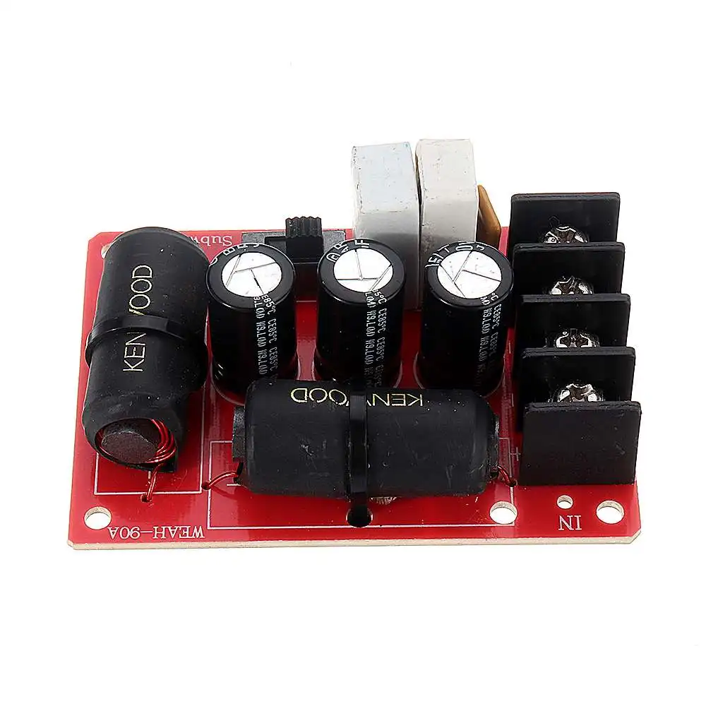 DIY 200W Audio Speaker Frequency Divider Module Subwoofer Crossover Solderless Bass Frequency Divider Module Speaker Accessories