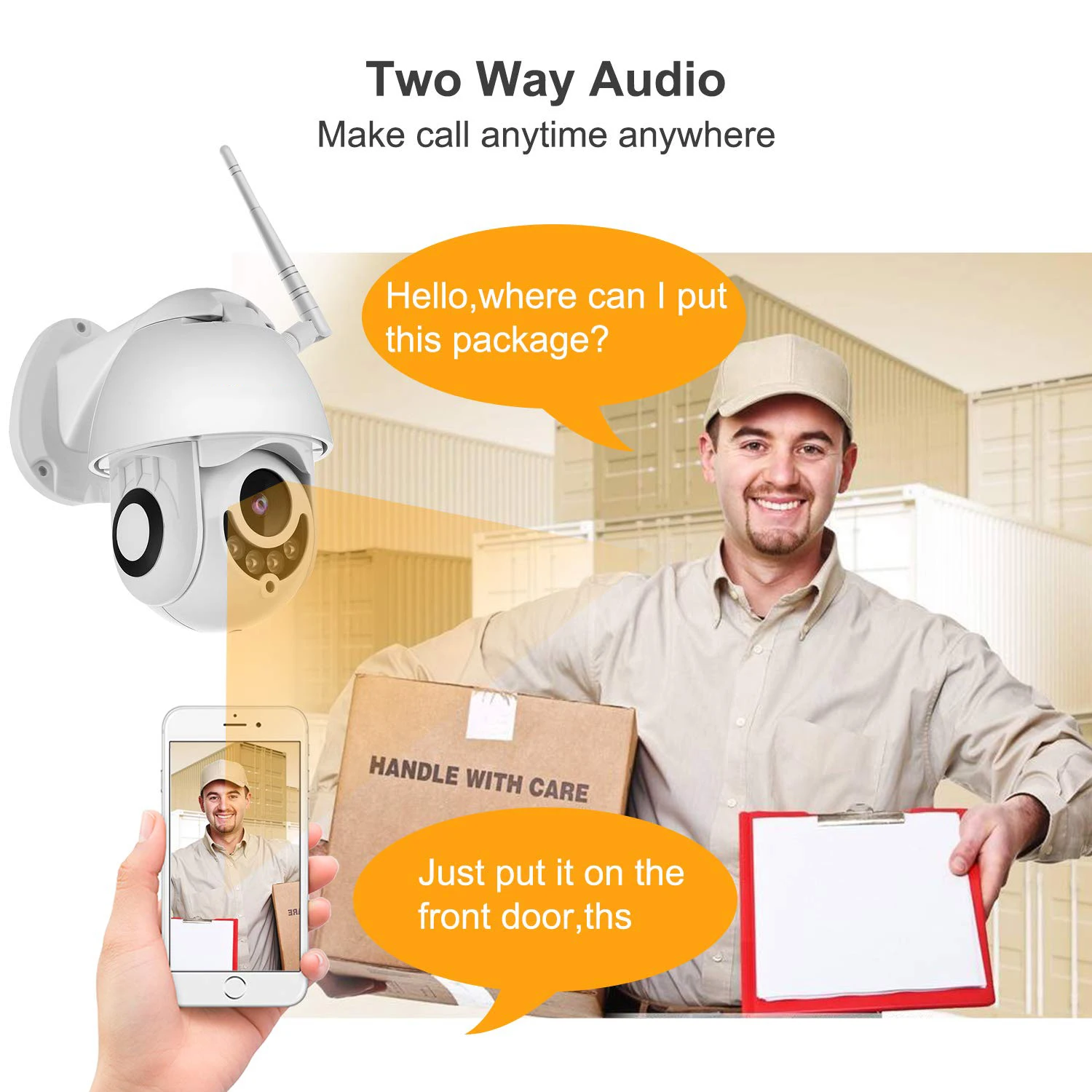 PTZ IP камера купольная CCTV Камера Безопасности s WIFI наружная H.265X 1080p скоростная