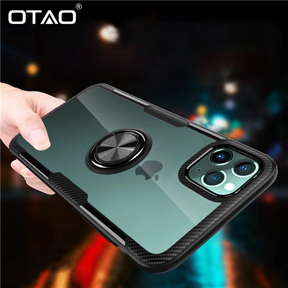 Чехол с кольцом-держателем OTAO для iPhone 11 Pro MAX X XS XR 7 8 6 6s Plus | Мобильные телефоны и