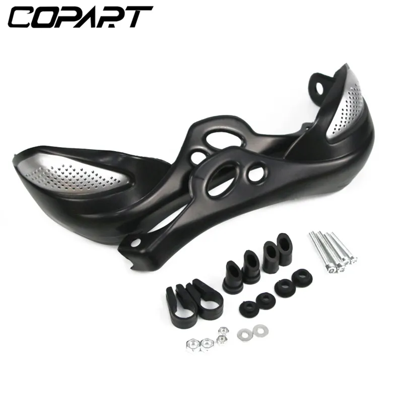 Мотоцикл 22 28 мм руль защита для рук Защита для рук для Kawasaki Suzuki Honda Yamaha KTM SX EXC XCW SMR Байк квадроциклы - Цвет: Black