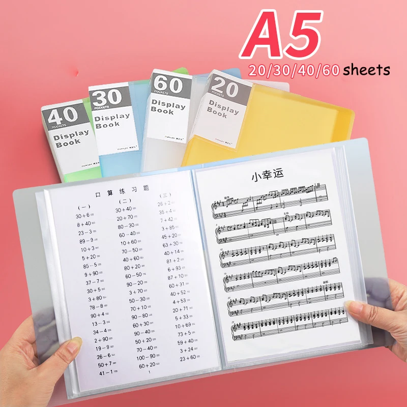 5pieces-a5-plastic-document-folder-display-book-for-office-school-reports-224x175mm