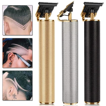 

USB Rechargeable Hair Clipper Cordless Hair Trimmer close-cutting 0mm Electric Cutter Shaver Men Barber Hair Cutting Machine