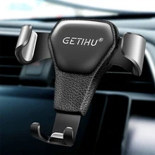 GETIHU-Soporte de coche Gravity para teléfono móvil, con Clip de ventilación, GPS, para teléfono móvil, iPhone 12, 11, XS, X, XR, Xiaomi