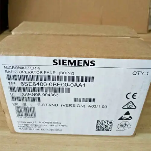 1 шт. Новинка Siemens 6SE6400-0BE00-0AA1 базовая панель оператора 2 6SE6 400-0BE00-0AA1 | Инструменты