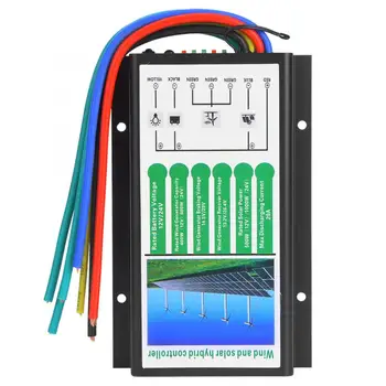 

Wind Solar Hybrid Charge Generator Controller High Reliability IP67 Protection Electrical Supplies 20A