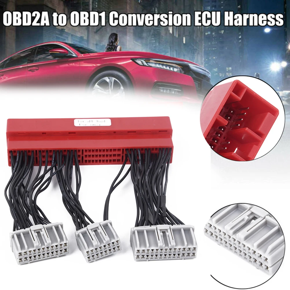 OBD2A к OBD1 конверсионный жгут перемычки адаптер для Honda 1996-1998 Honda Civic