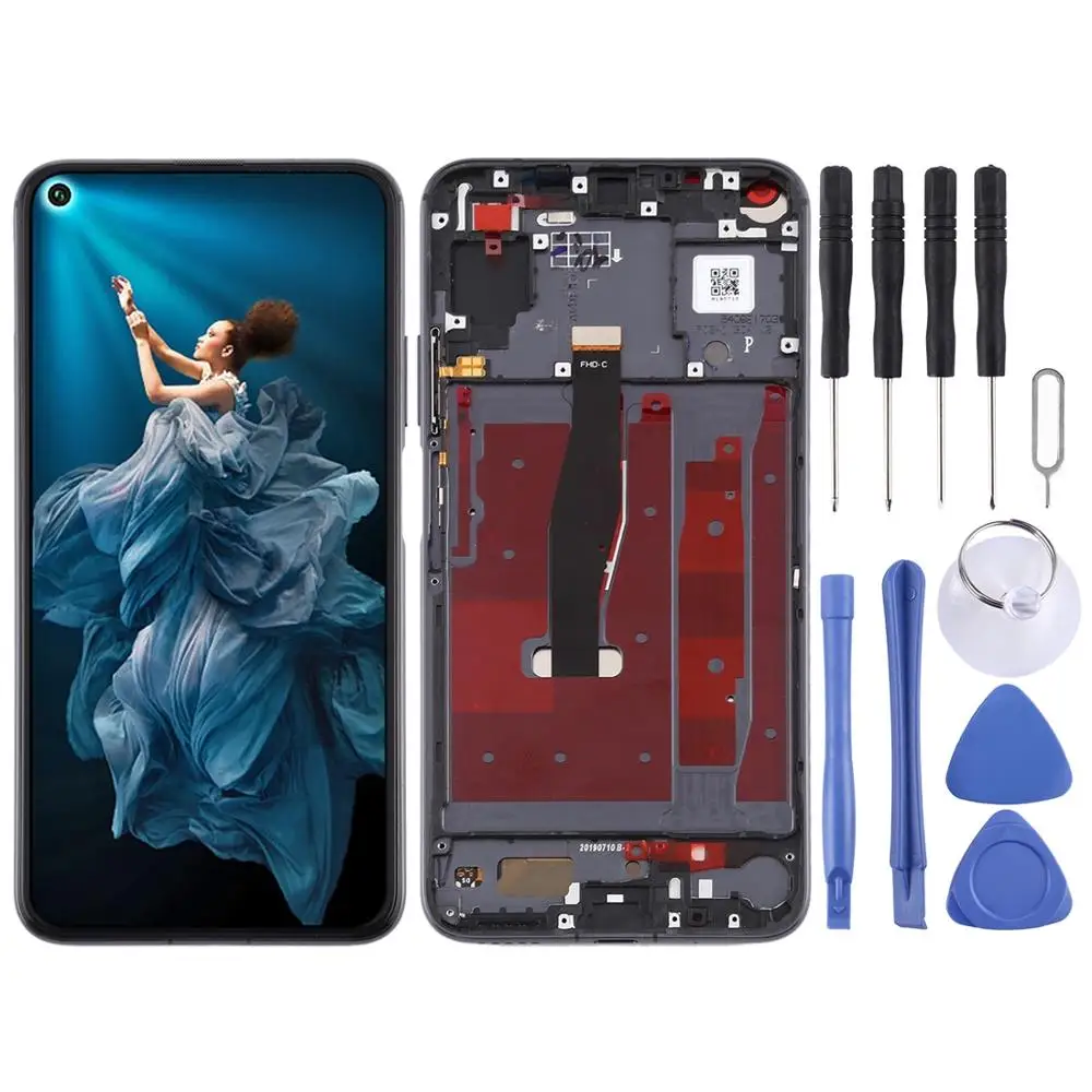 

LCD Screen and Digitizer Full Assembly with Frame for Huawei Honor 20
