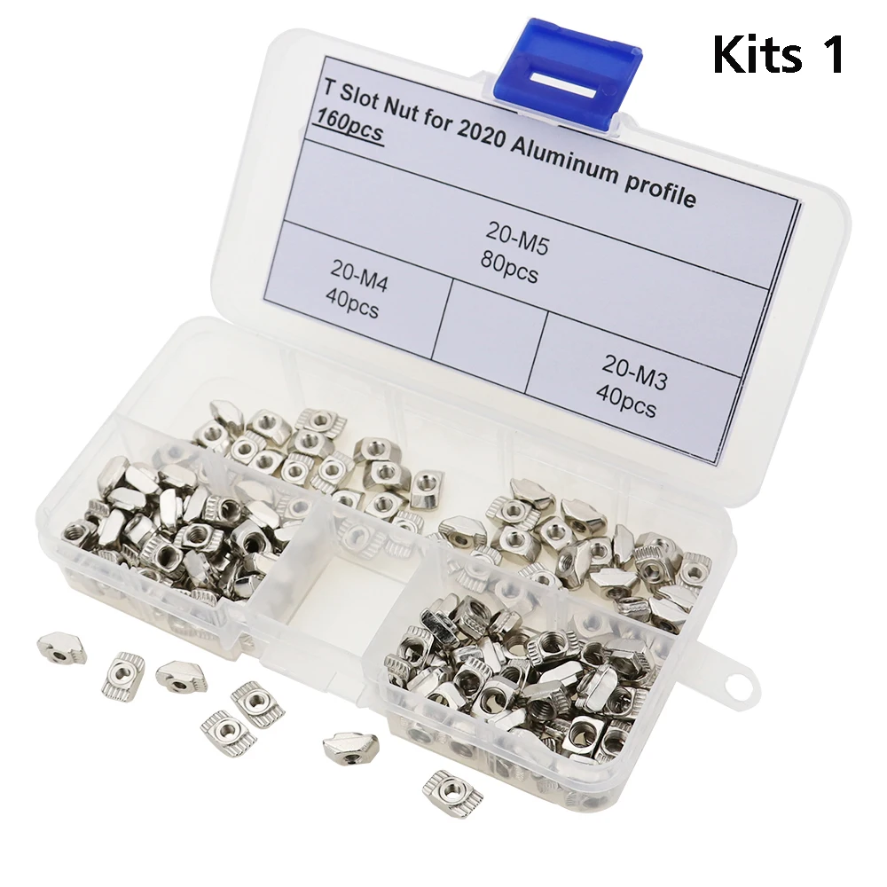 1 Pcs T-Nuts T Slot Nuts Hammer Head For Aluminum Profile 20 30 40 - View #6