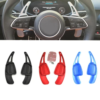 

2pcs/lot Car Steering Wheel Shift Paddle Shifter For Audi A4L A5 Q7 TT TTS S4 Q2 S3 2015-2017