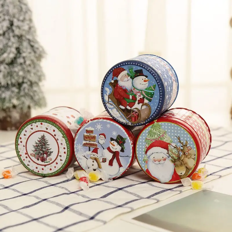PChristmas коробка для конфет прочная рождественская ель подарок коробка с колокольчиками подарочные коробка контейнер для сумок поставки детские подарки см