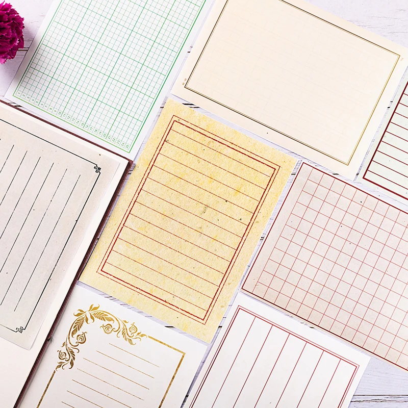 

8Pcs Chinese style Writable Material Paper Journal Planner Craft Paper Scrapbooking Vintage Decorative DIY Craft Photo Albums