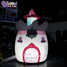 1,8*3,2 метров надувной замок дом модель светодиодный игрушечный на заказ ярмарка Сказочный декоративный светильник