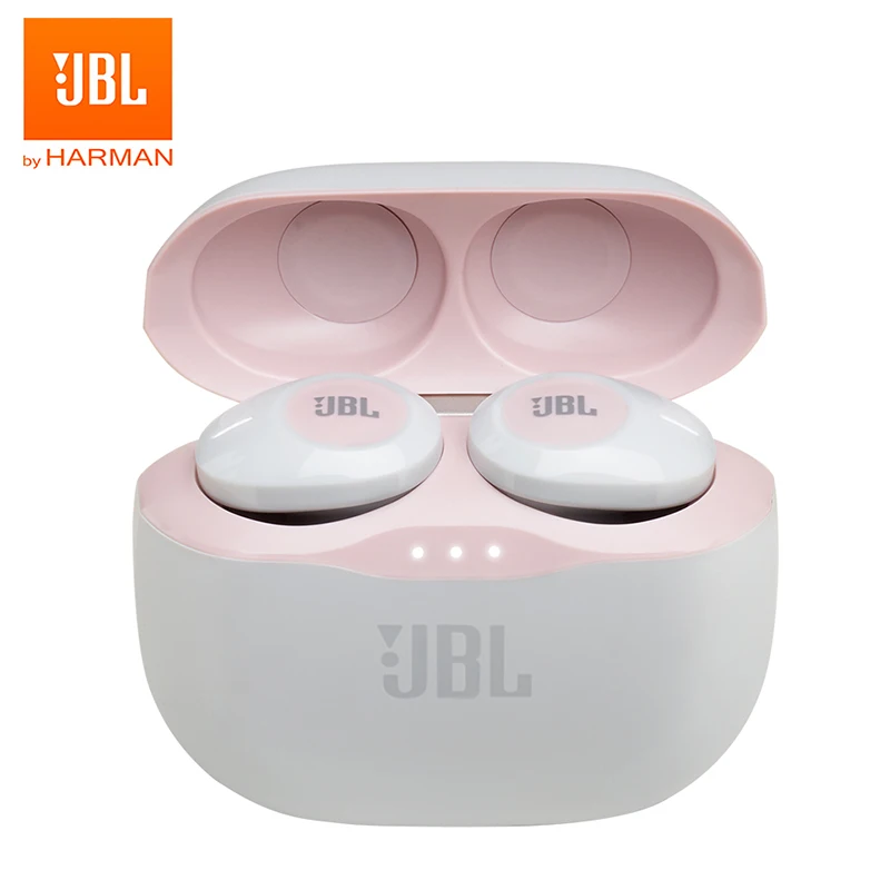 JBL T120 TWS True Wireless Bluetooth Earphones TUNE 120TWS Stereo Earbuds Bass Sound Headphones Headset with Mic Charging Case