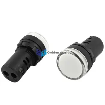 

2Pcs AD62-22D/S LED Indicator Pilot Light 22mm AC/DC24V